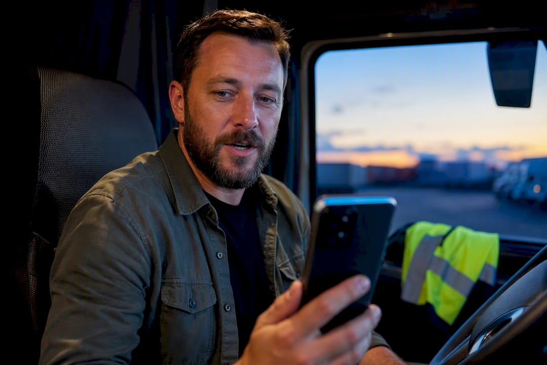 Driver recording recruiting testimonial