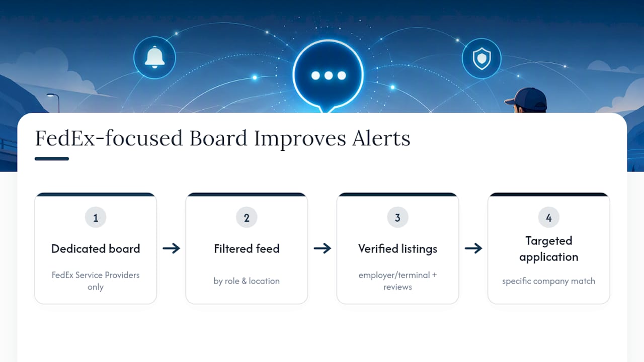 Focused job alert filtering process