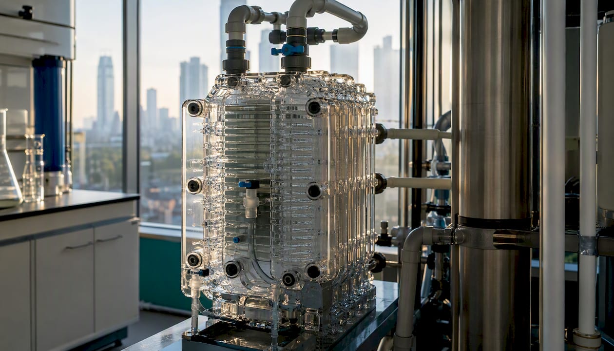 Electrodeionization module in water system