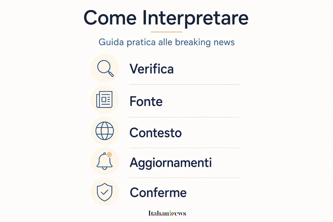 Infografica: consigli pratici per capire e valutare le notizie dell’ultima ora