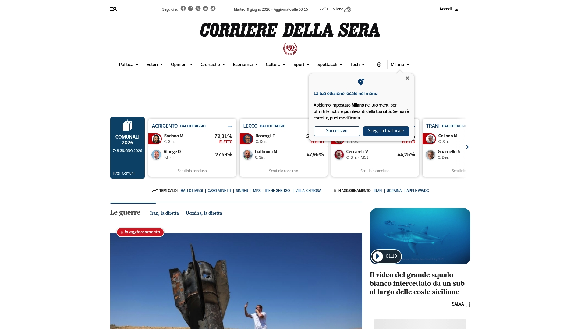 https://corriere.it