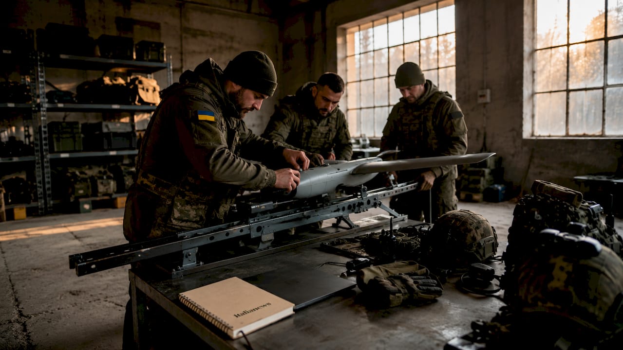 Guerra Ucraina ultime notizie: sviluppi 2026 1 Specialisti ucraini stanno allestendo droni pronti per operazioni offensive.