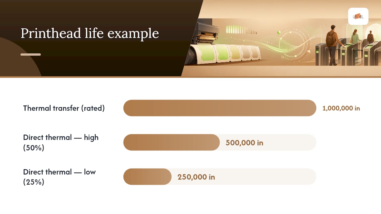 What Do Ribbons and Printhead Wear Really Cost You? — overview diagram