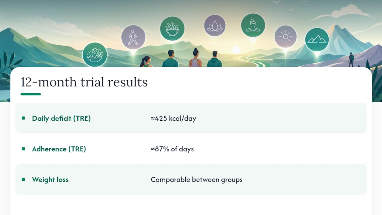 Eight-hour eating window trial comparison