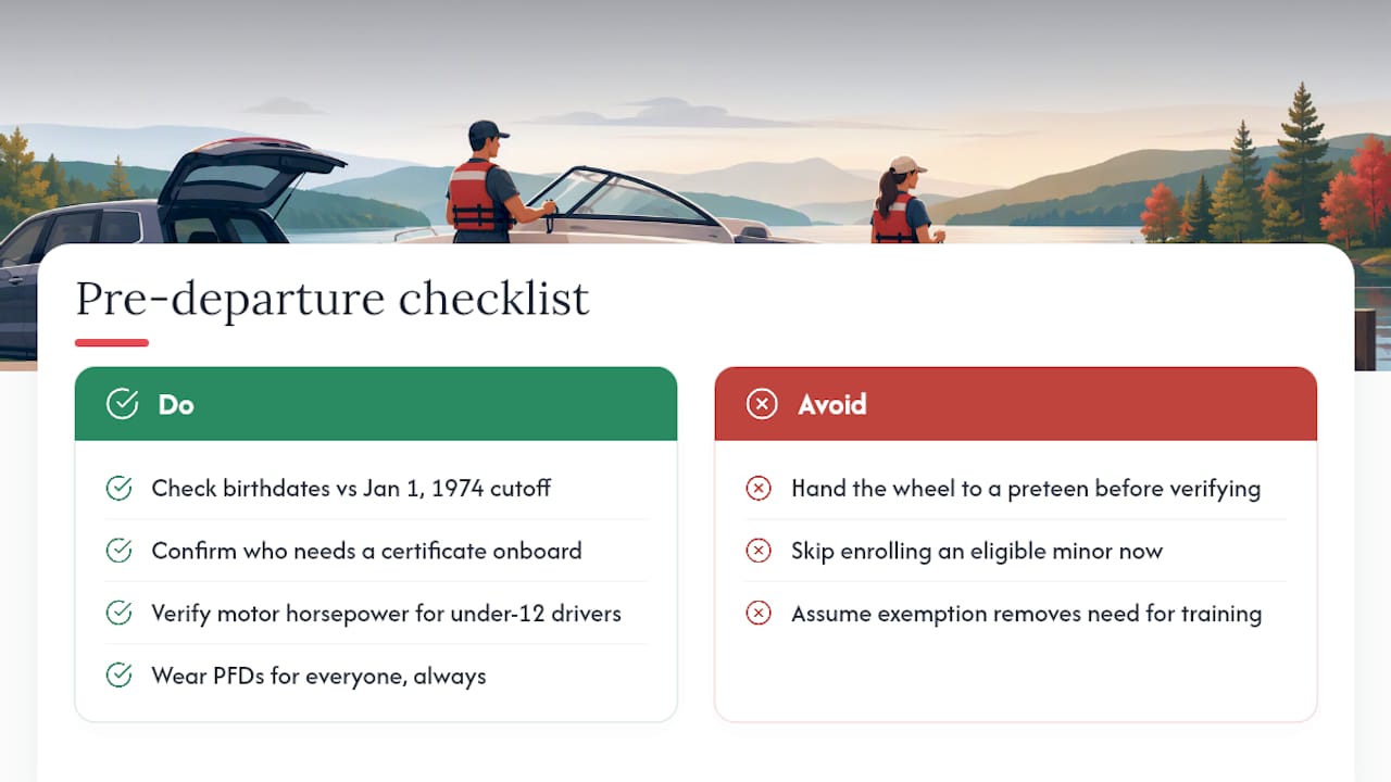A Quick Checklist Before You Head Out — overview diagram
