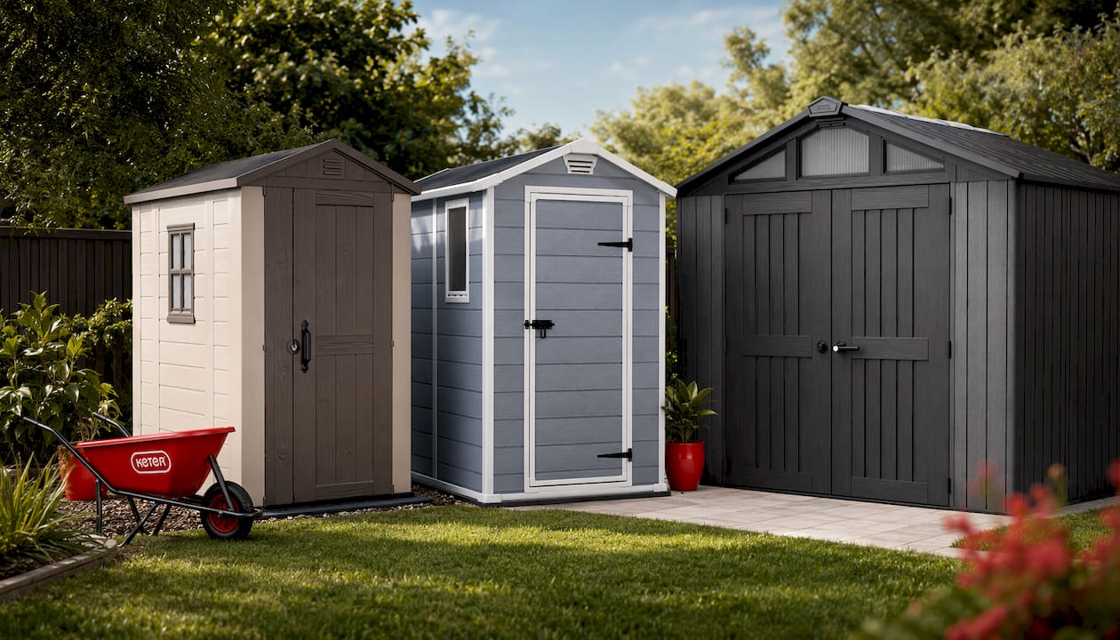 Keter Factor 4 x 6 Garden Shed (1.3 x 1.9m)