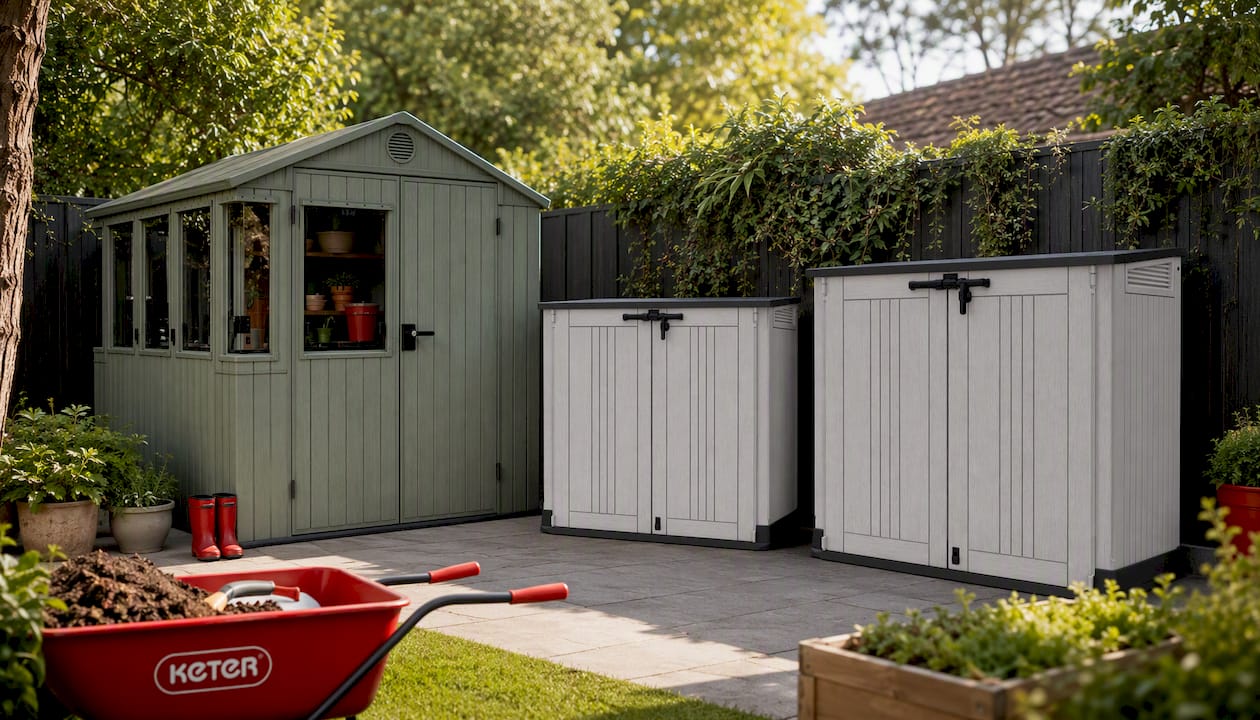 Keter Potting 6x8 Shed - Green (1.9 x 2.4m)