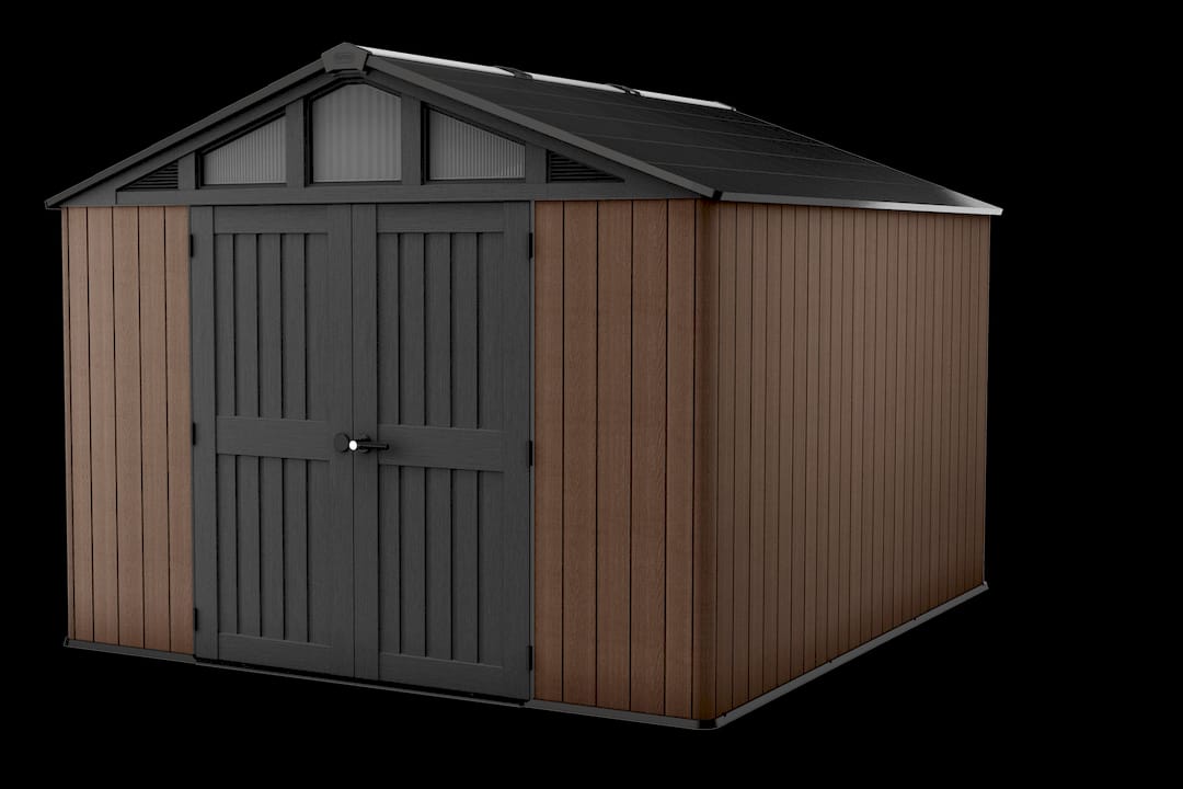 Keter Stronghold Shed 10 x 11.5 - Brown (3 x 3.5m)
