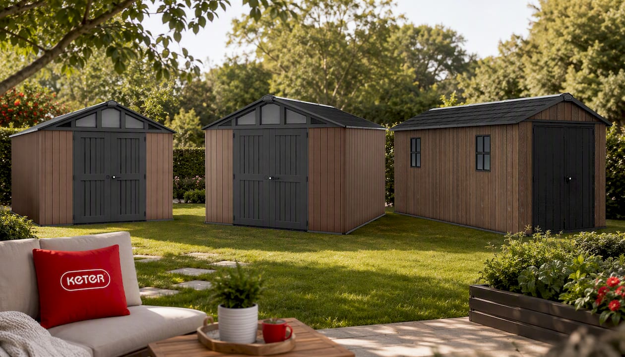 Keter Stronghold Shed 10 x 8 - Brown (3 x 2.4m)