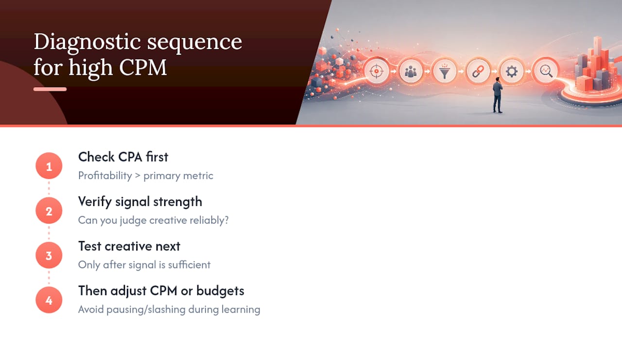 What most advertisers get wrong about high CPM — overview diagram