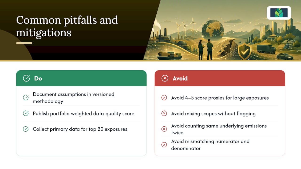 Common limitations and pitfalls to avoid — overview diagram
