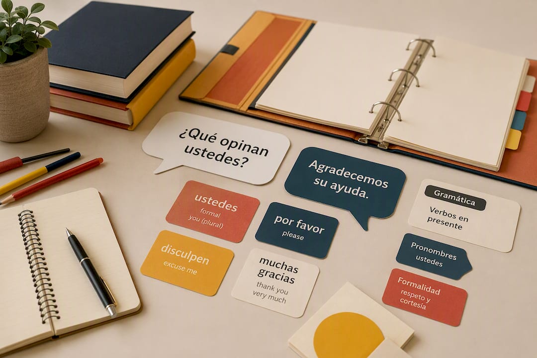 Formal Spanish address illustration