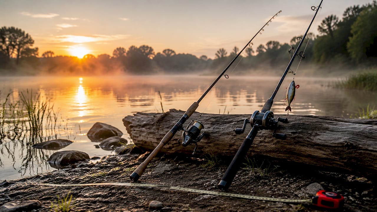 Fishing rods and gear for largemouth and smallmouth bass