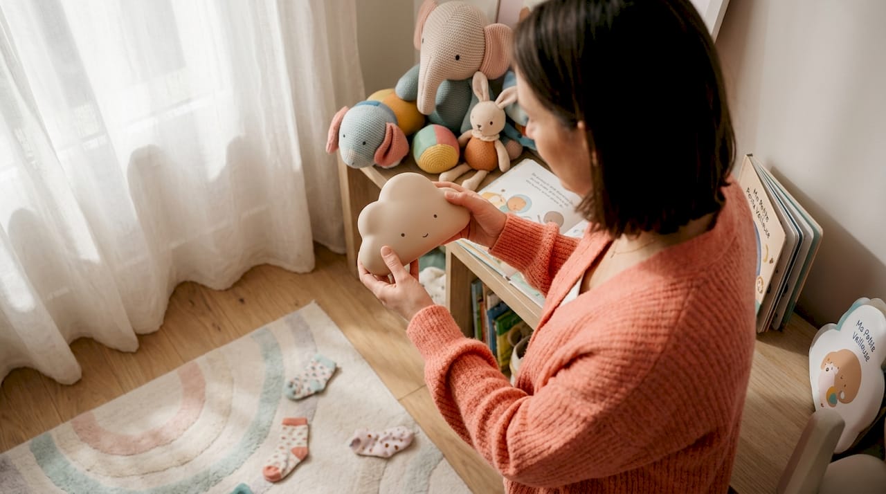 Avant d’acheter une veilleuse pour son bébé, une maman vérifie toujours les critères de sécurité pour s’assurer que le produit est fiable et sans danger.