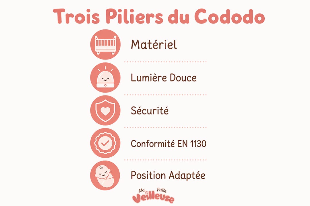 Infographie : les fondamentaux pour assurer la sécurité lors du partage du sommeil avec bébé