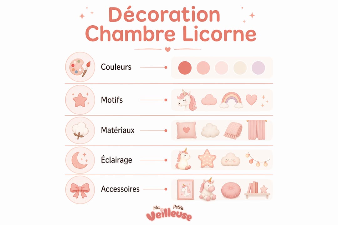 Les différentes étapes pour réussir la décoration d’une chambre sur le thème licorne en un clin d’œil