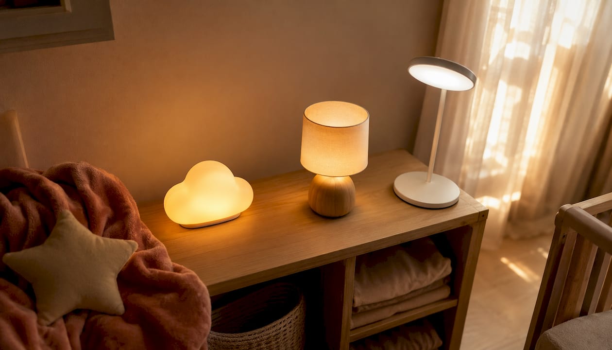 Tour d’horizon : veilleuse, lampe de chevet ou plafonnier, lequel choisir pour éclairer votre chambre ?