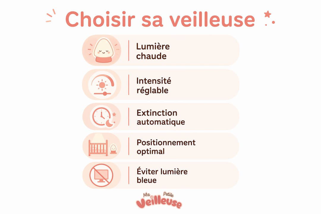 Infographie : nos conseils incontournables pour bien choisir une veilleuse