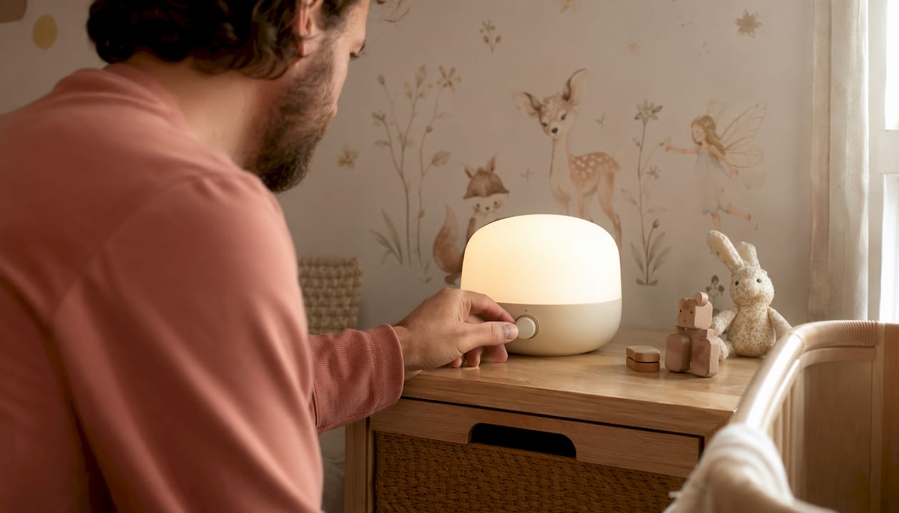 Ajustement de l’intensité lumineuse de la veilleuse ambrée