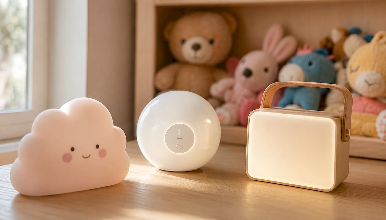 Découvrez trois veilleuses rechargeables différentes pour répondre à tous vos besoins.