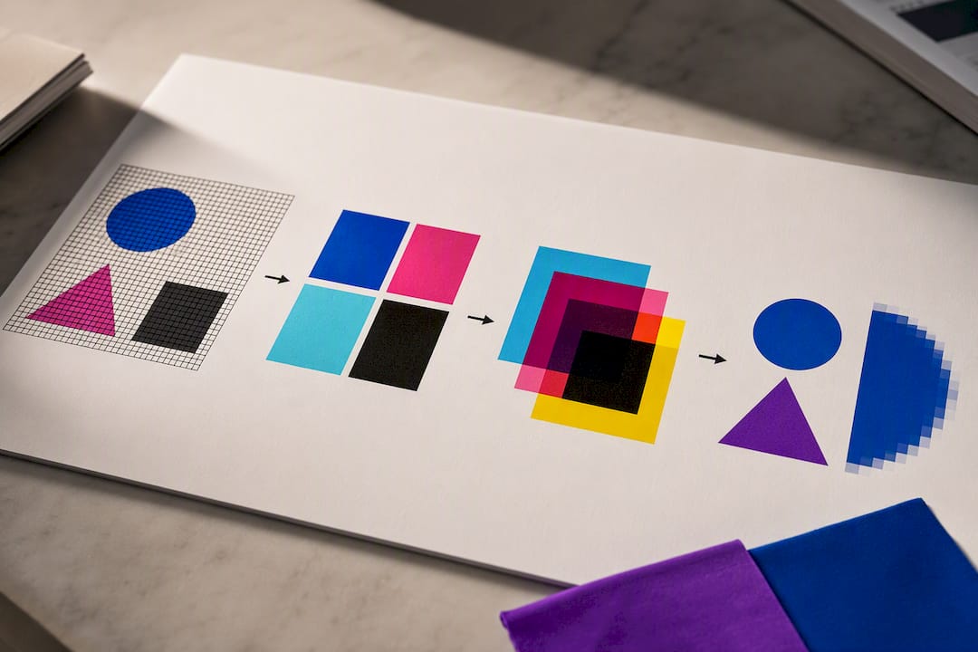 Digital artwork passing print production checks