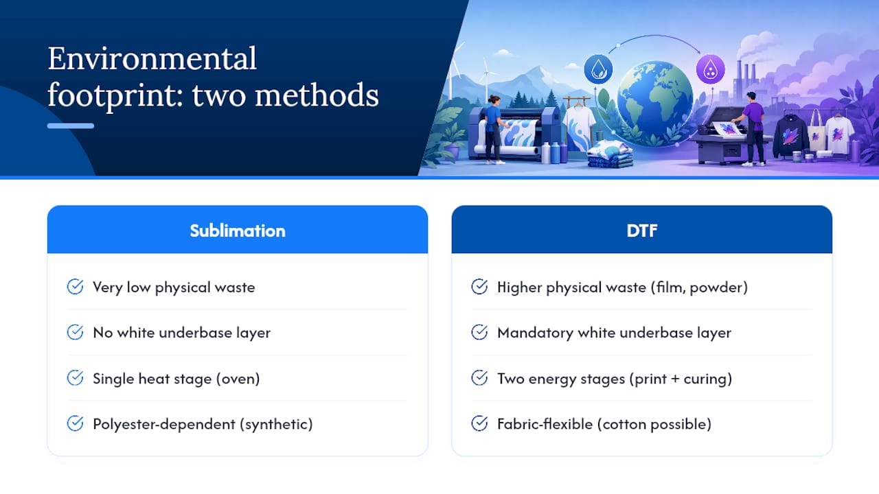 Comparing the Environmental Footprint of Each Method — overview diagram