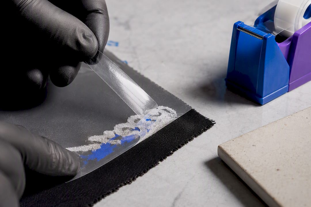 Tape testing DTF transfer adhesion