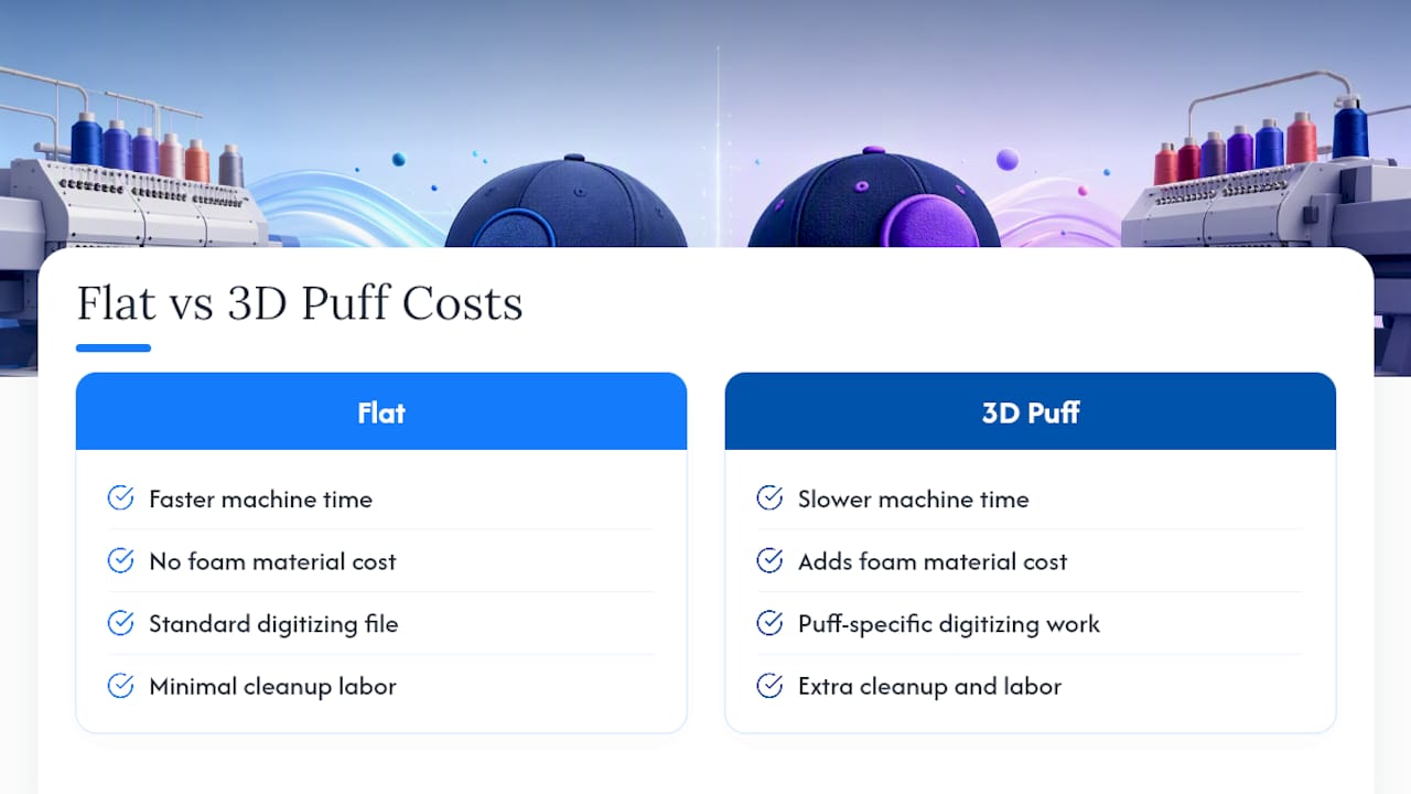 How Much Extra Time and Cost Does 3D Puff Add? — overview diagram