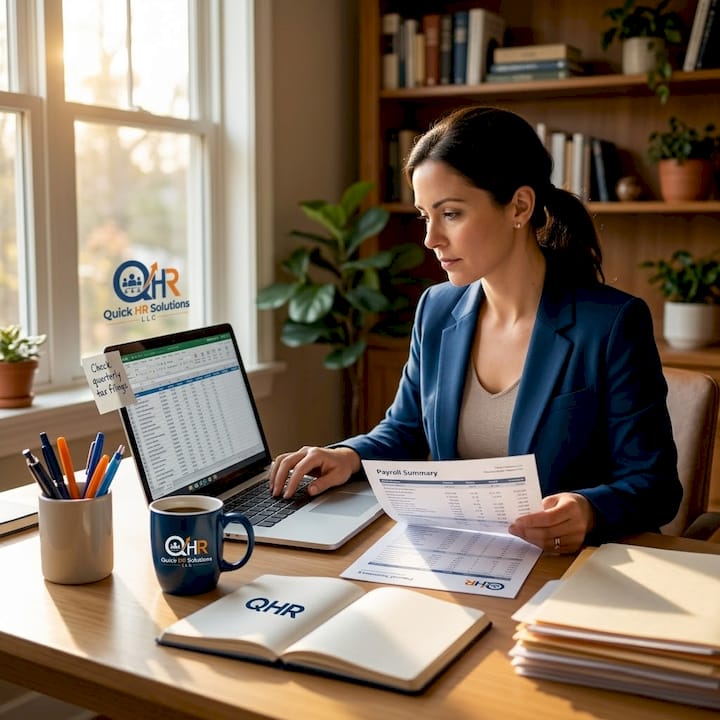HR expert analyzing employee leave balances