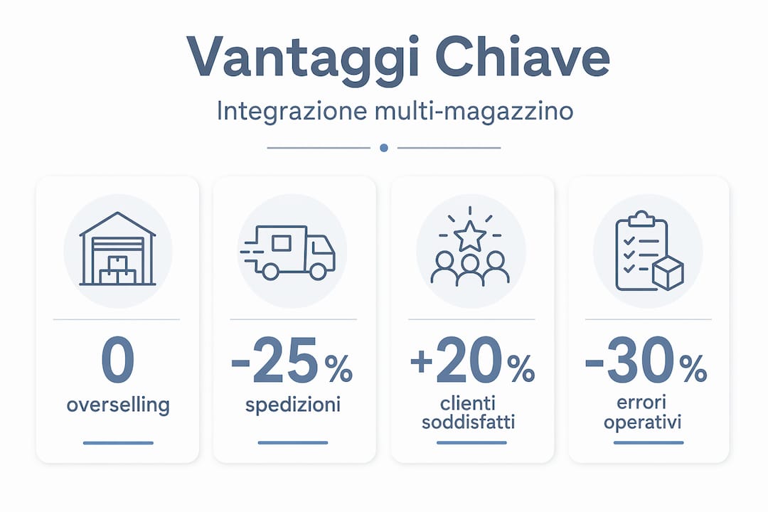 Dati chiave sui benefici della gestione multi-magazzino