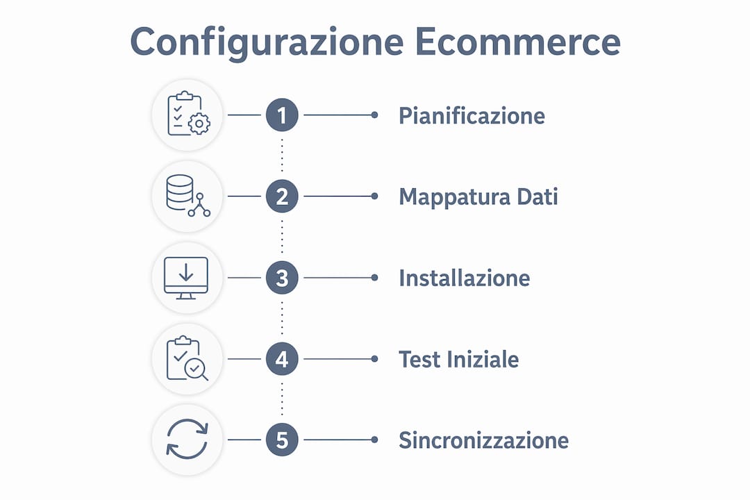 Infografica: i 5 step fondamentali per avviare il tuo ecommerce