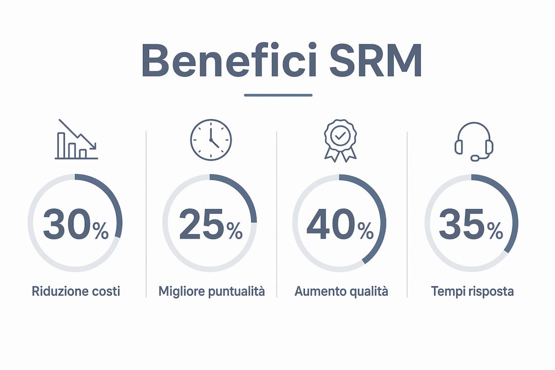 Infografica: i numeri che dimostrano i vantaggi di una gestione efficace dei fornitori