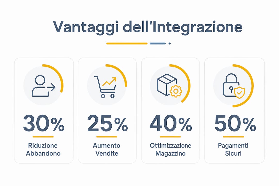 Scopri, attraverso un'infografica ricca di dati, tutti i benefici che l'integrazione tra POS e ecommerce può portare al tuo business.