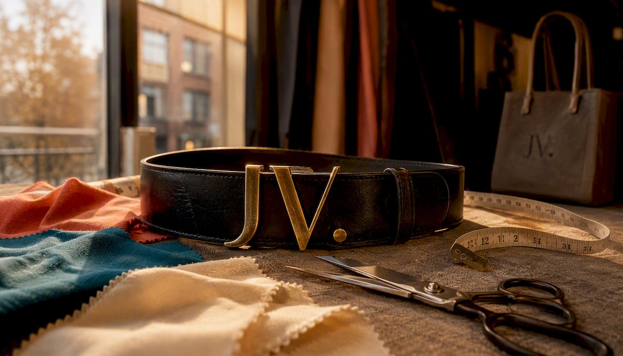 Ornate belt with sculptural buckle details