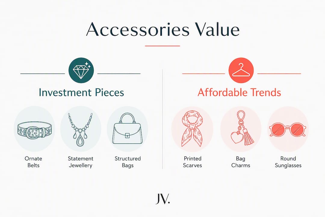 Infographic comparing investment and affordable accessories for 2026