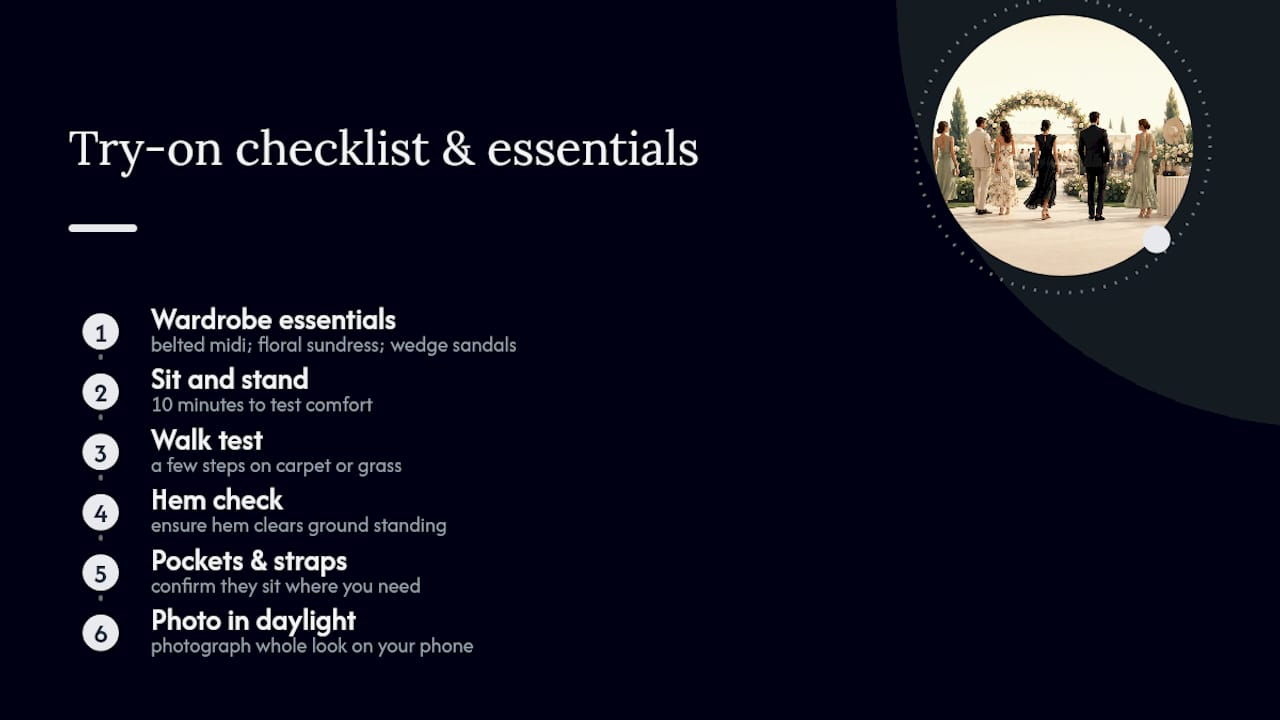 Mykola's picks and a quick try-on checklist — overview diagram