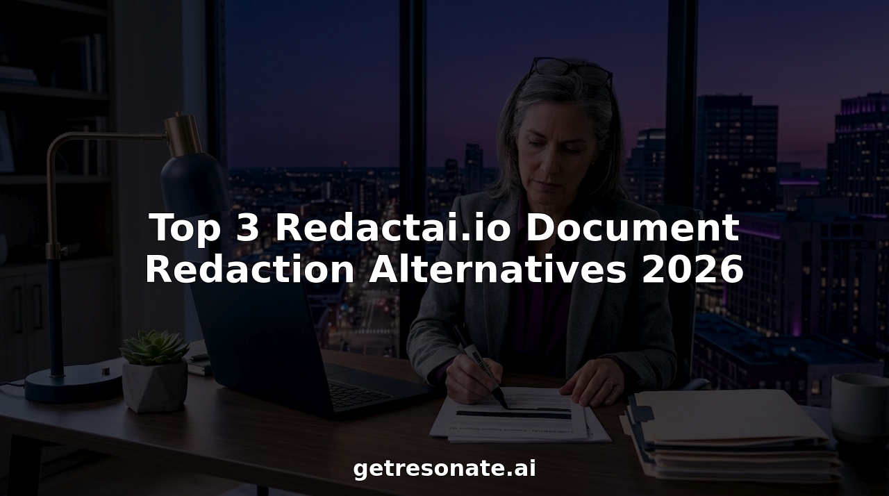 Office worker redacting printed documents