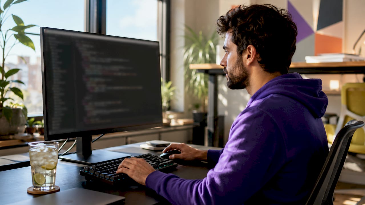Developer editing code for viewport meta tag