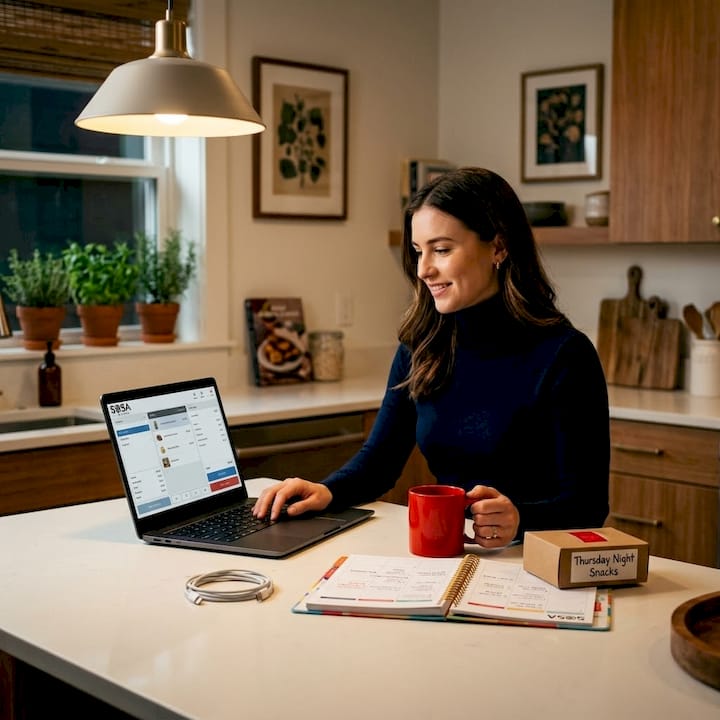 Remote technician supporting retail POS from kitchen