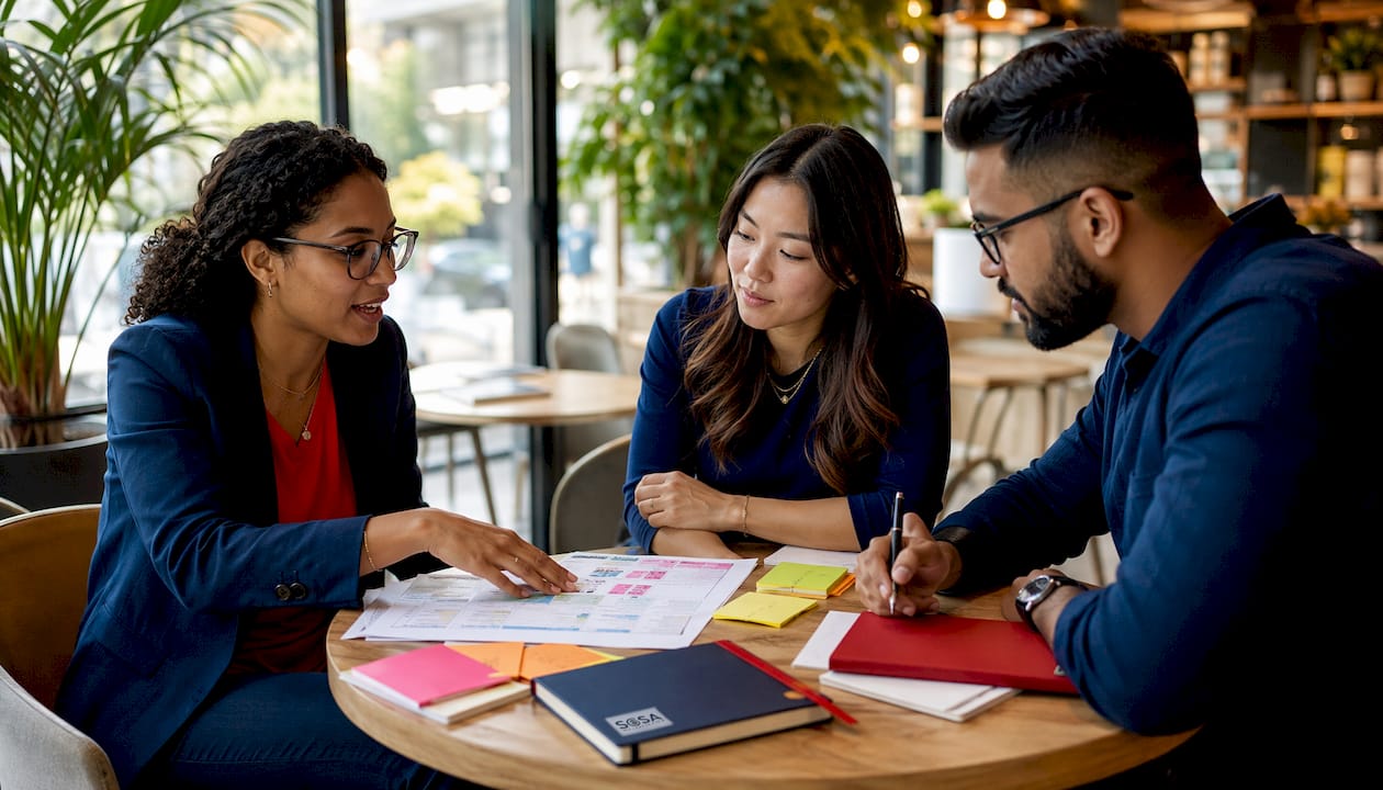 Retail IT team discussing vendor risk