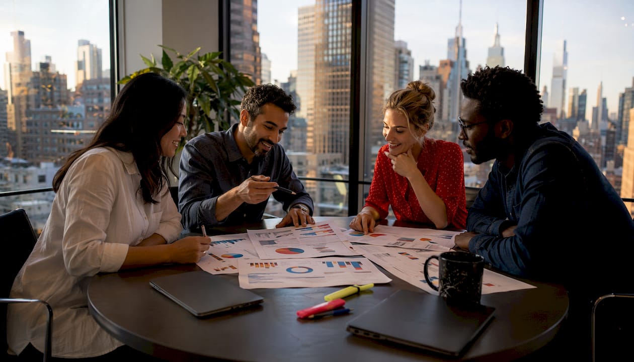 IT team discussing support software options