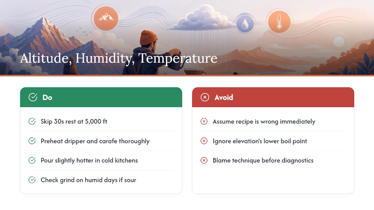Adjusting for Altitude, Humidity, and Kitchen Temperature — overview diagram
