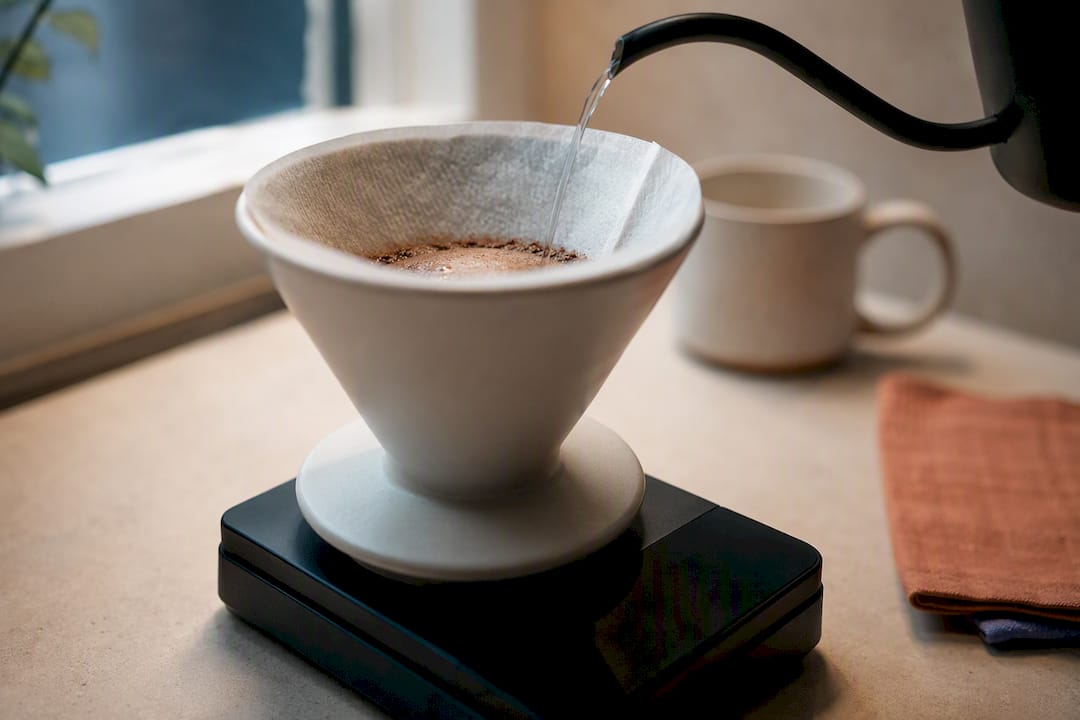 Start at 1:16: Gram Based Pour Over Ratios for Home Brewers