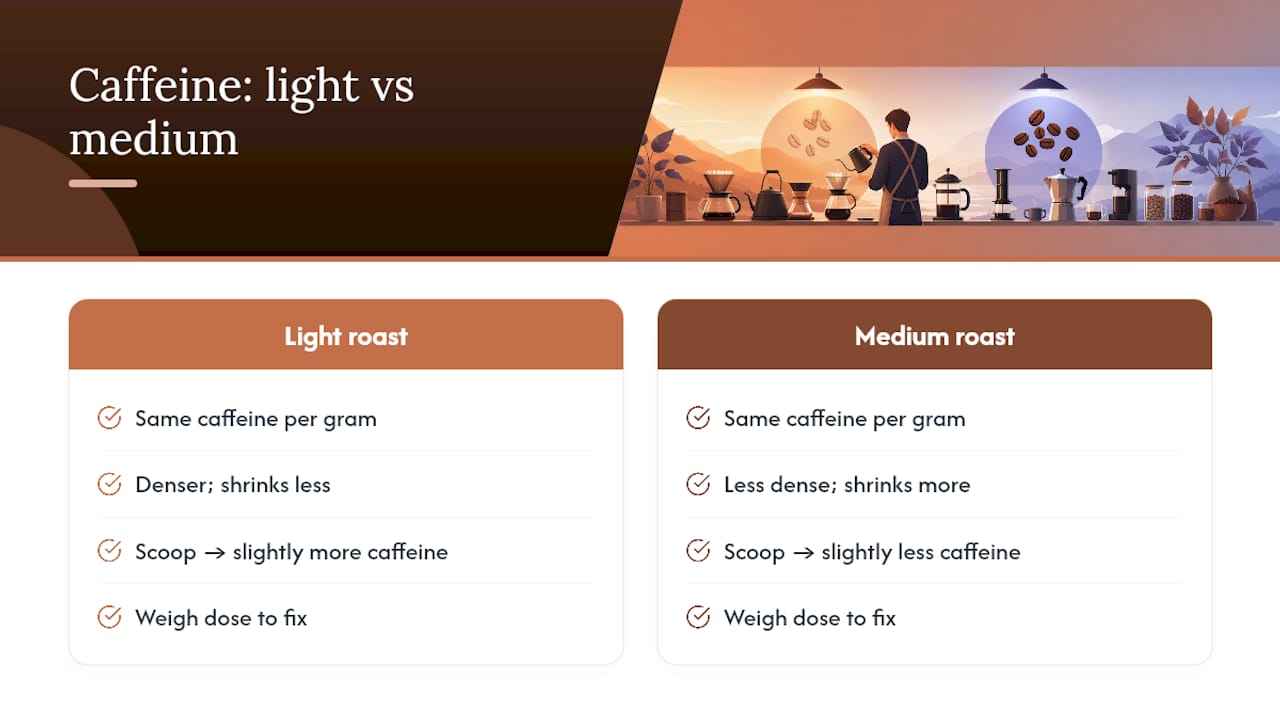 Does Light Roast Really Have More Caffeine? — overview diagram