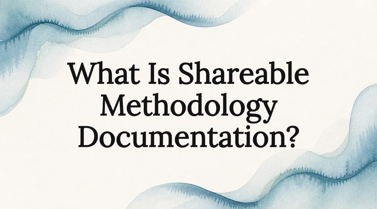 Sharable Between Process Example What Is Shareable Methodology Documentation?