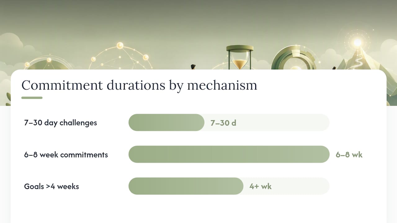 What the research says about commitment devices and why stakes often work — overview diagram