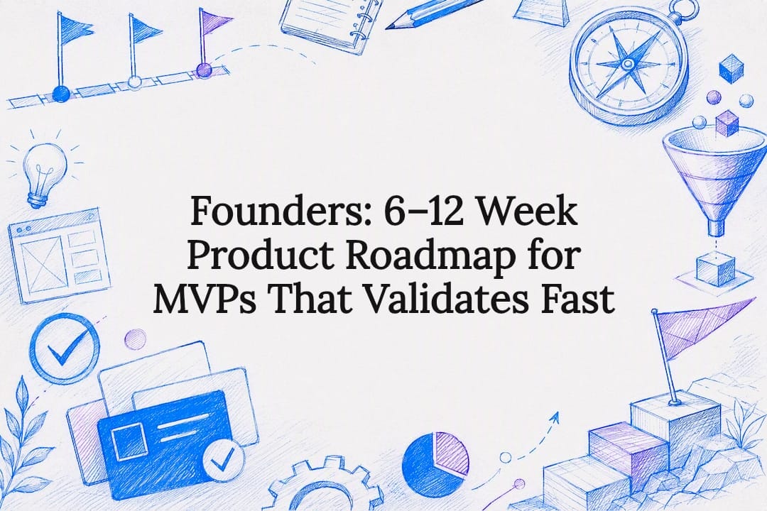 Decorative MVP roadmap title card