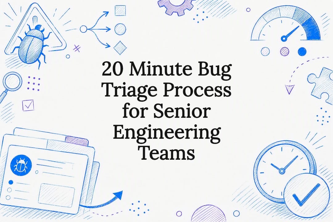 20 Minute Bug Triage Process for Senior Engineering Teams