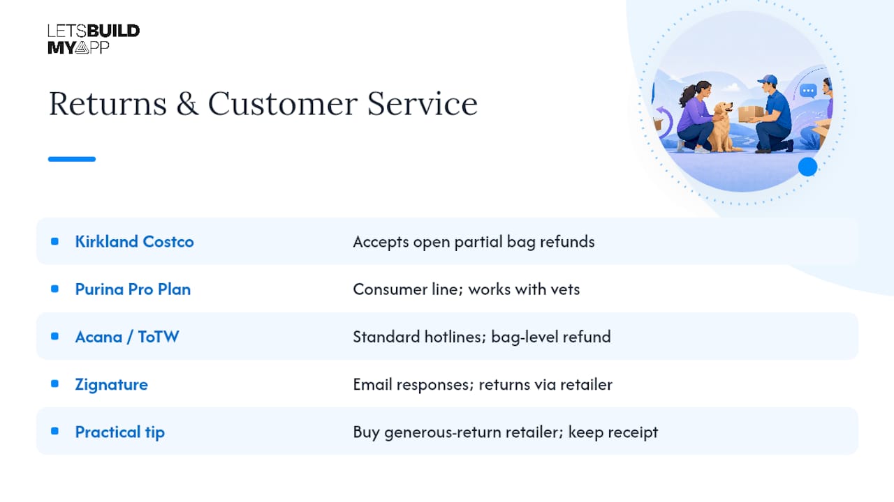 What About Returns, Refunds, and Customer Service? — overview diagram