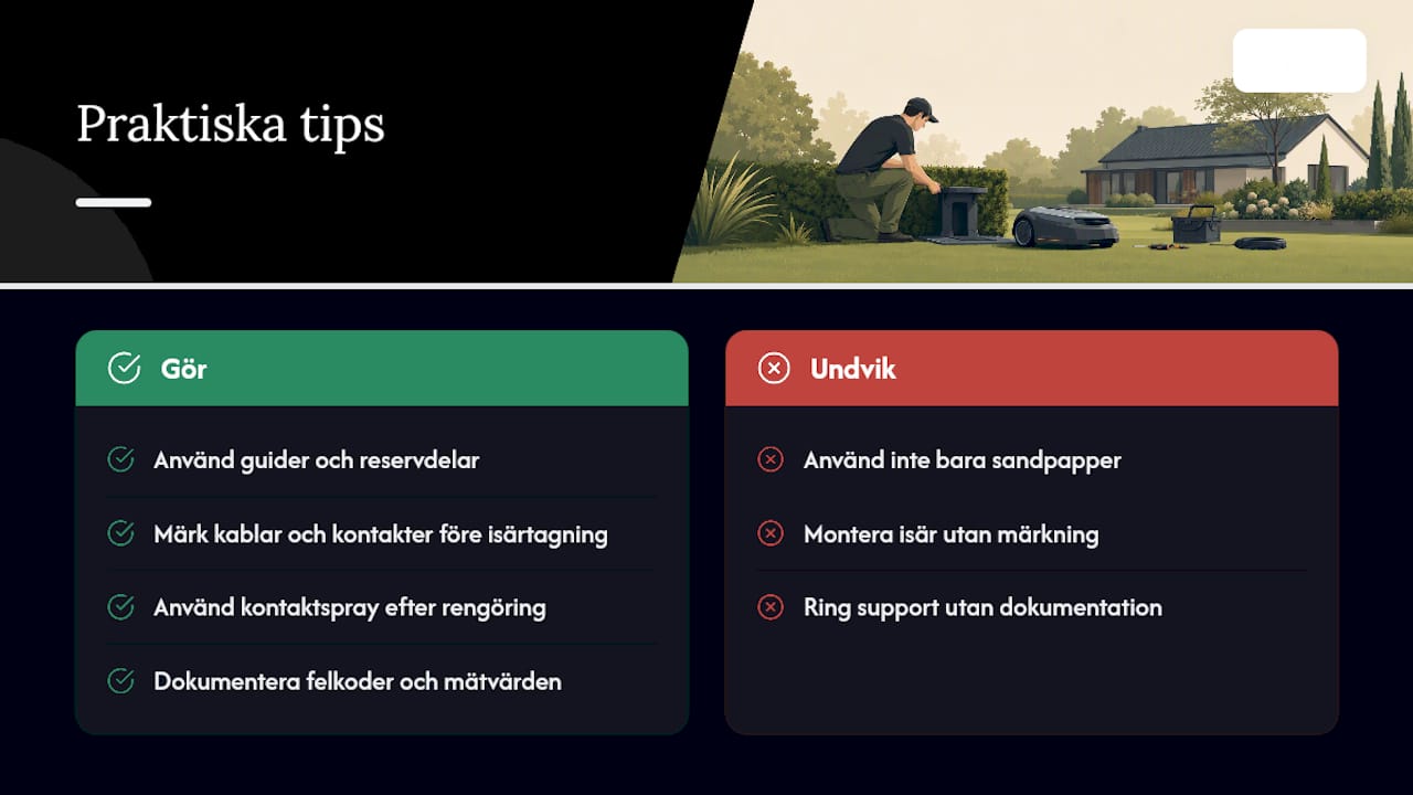Praktiska tips du kan lita på — overview diagram